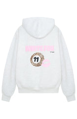 11th Street She's So Lucky Oversized Hoodie Leopard Splice