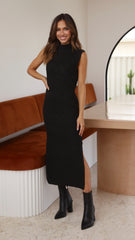Eleanor Knit Dress - Black