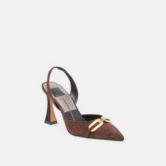 MALIK HEELS MAHOGANY NUBUCK