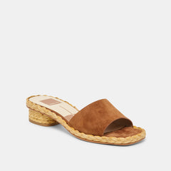 DIXI WIDE SANDALS BROWN SUEDE
