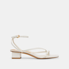 KARLOS SANDALS TRUE WHITE LEATHER