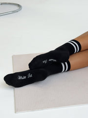 Grounded Socks Black/White