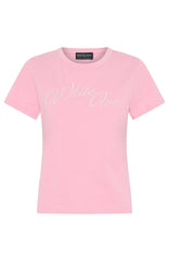 Lucky Thirteen Elsa Relaxed Baby Tee Candy Pink