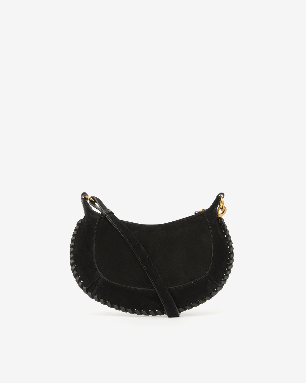 Oskan Moon Bag in Suede Leather