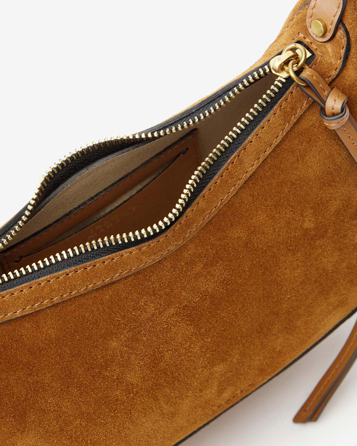 Oskan Moon Bag in Suede Leather
