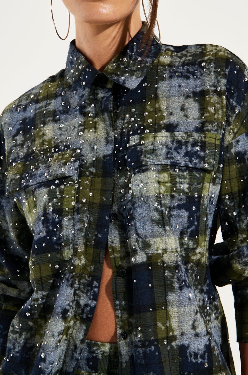 WONDERWALL BUTTON DOWN TOP