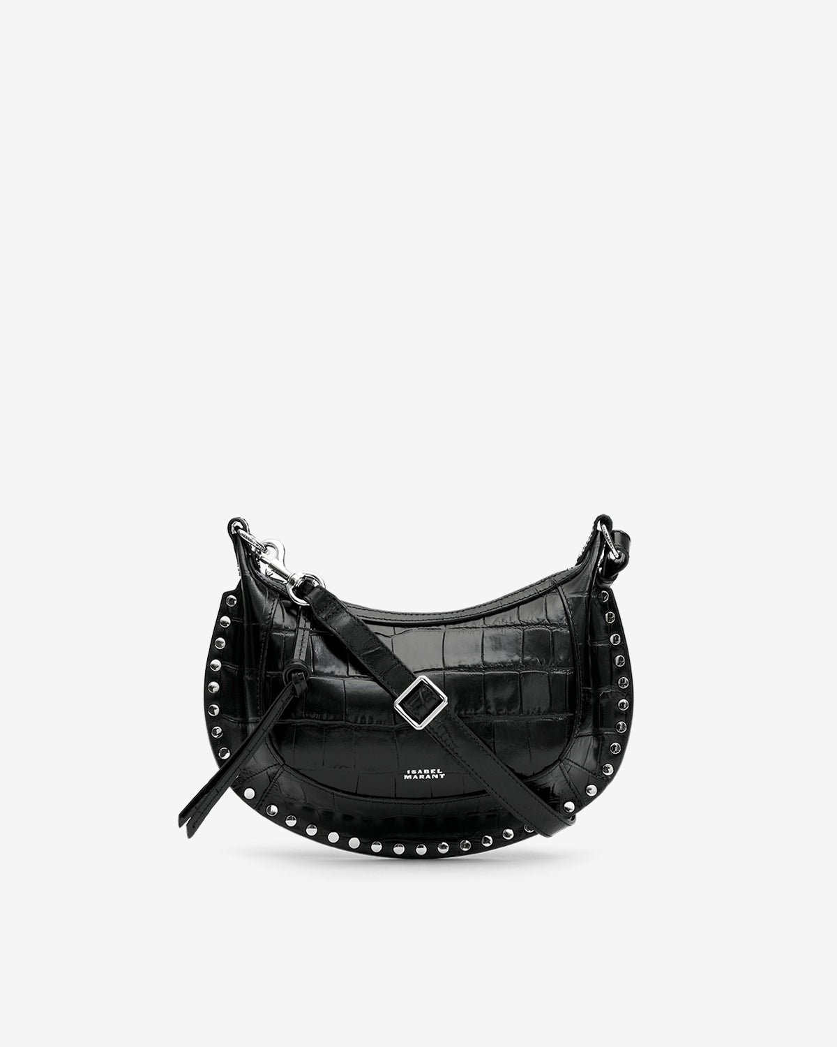 OSKAN MOON LEATHER CROCO BAG