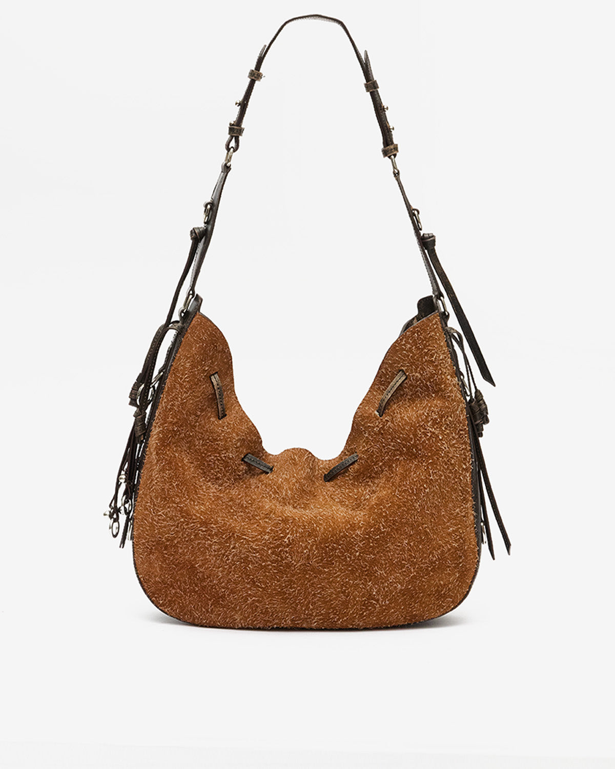 Bolton Hobo Bag in Suede Leather