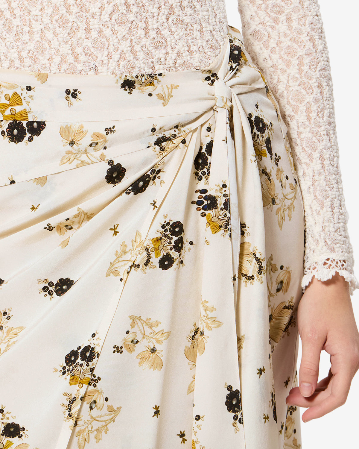 Faniry silk skirt