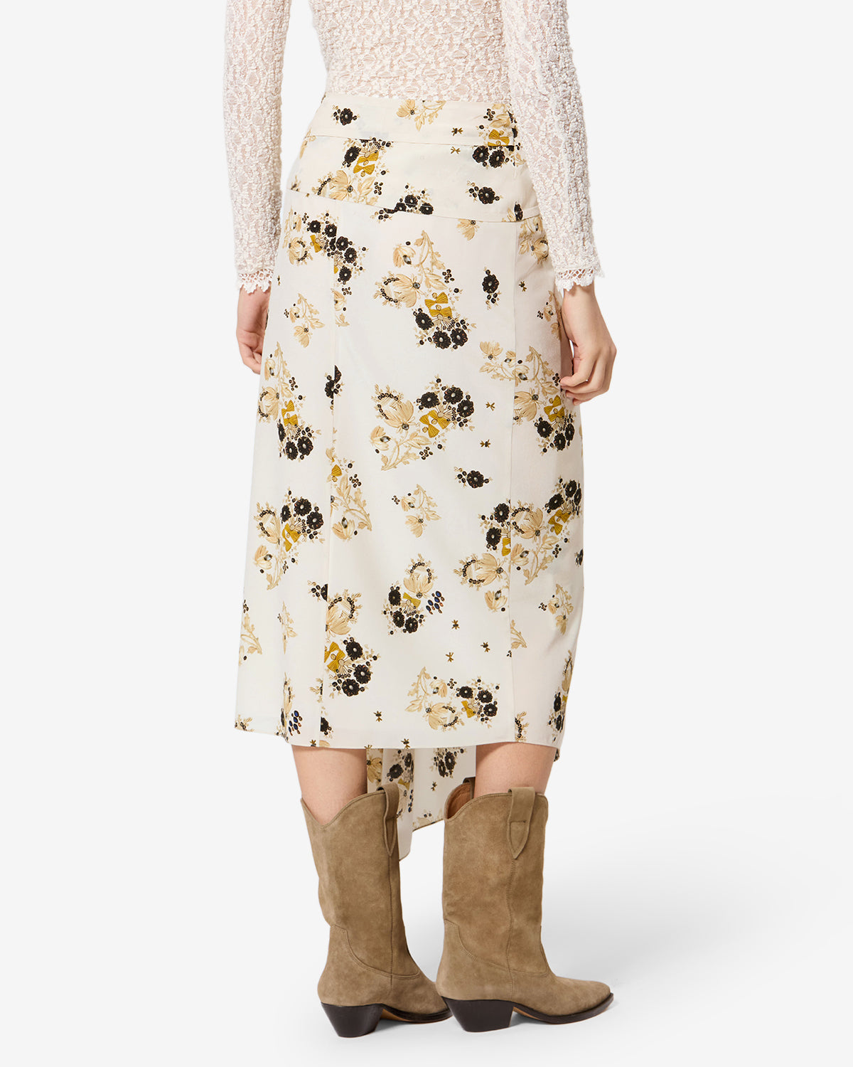 Faniry silk skirt