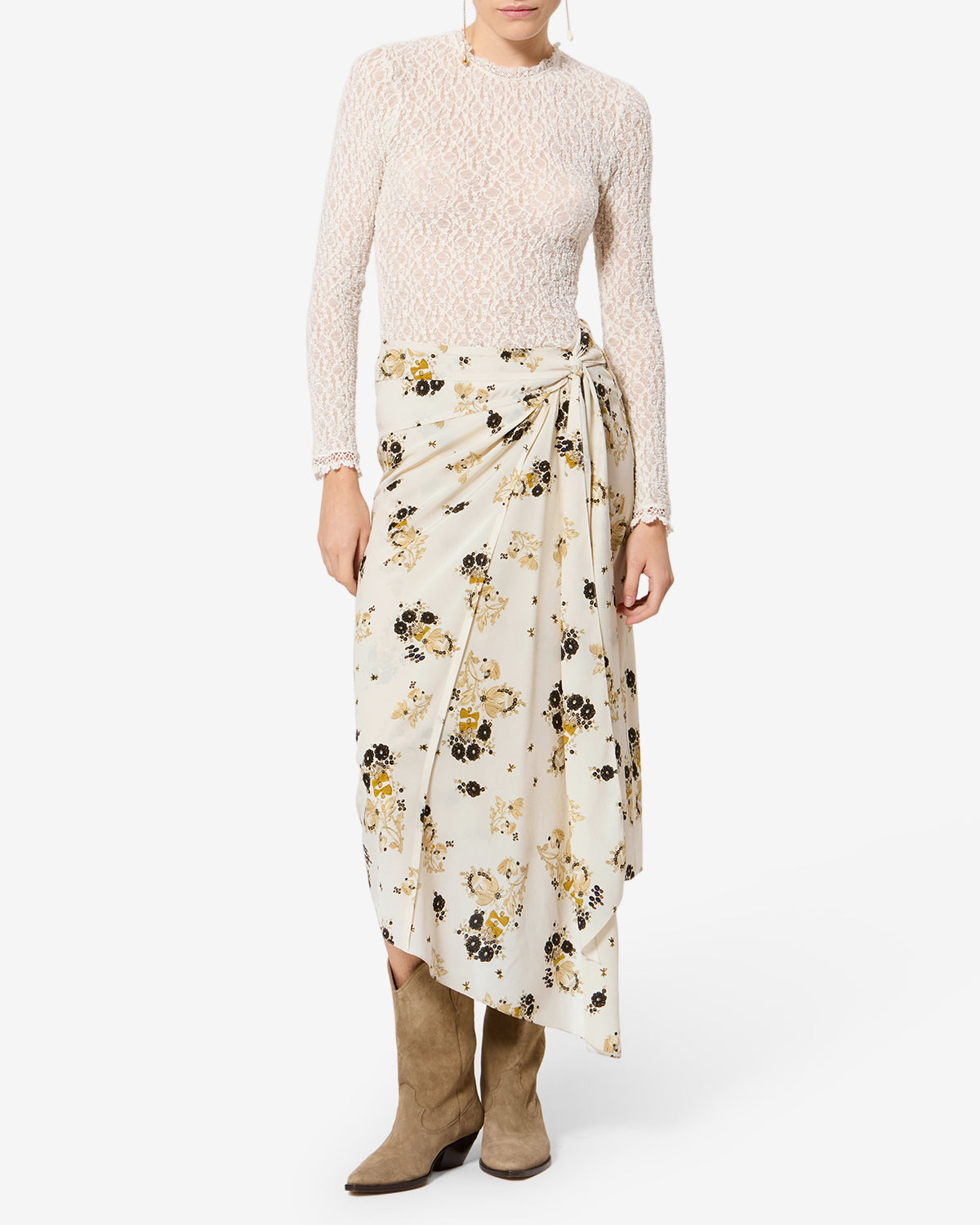 Faniry silk skirt