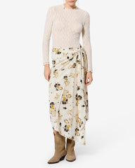 Faniry silk skirt