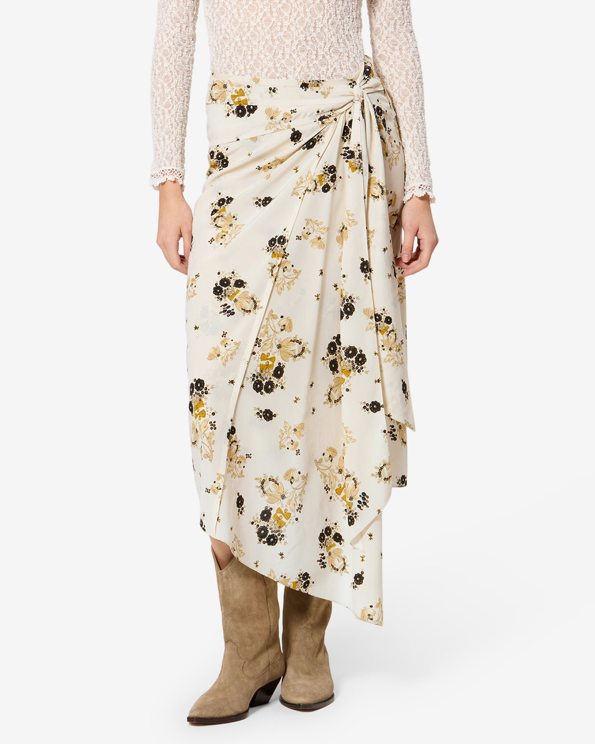 Faniry silk skirt