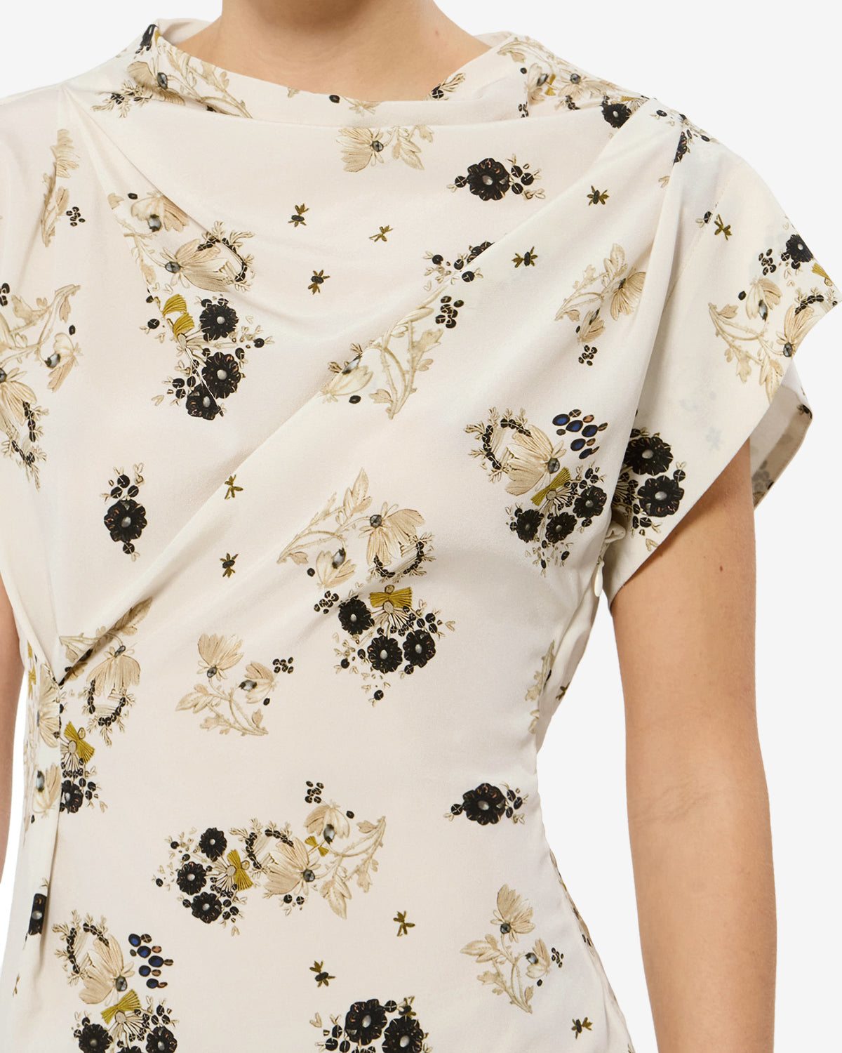 Floe silk dress