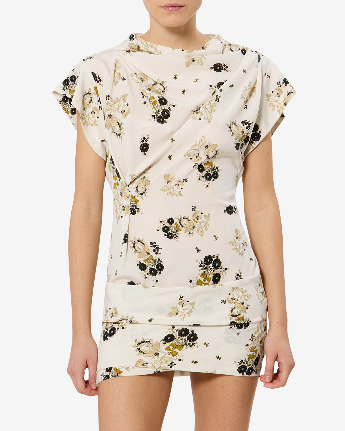 Floe silk dress