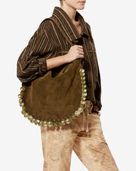 Oskan Hobo Soft Bag in Suede Leather