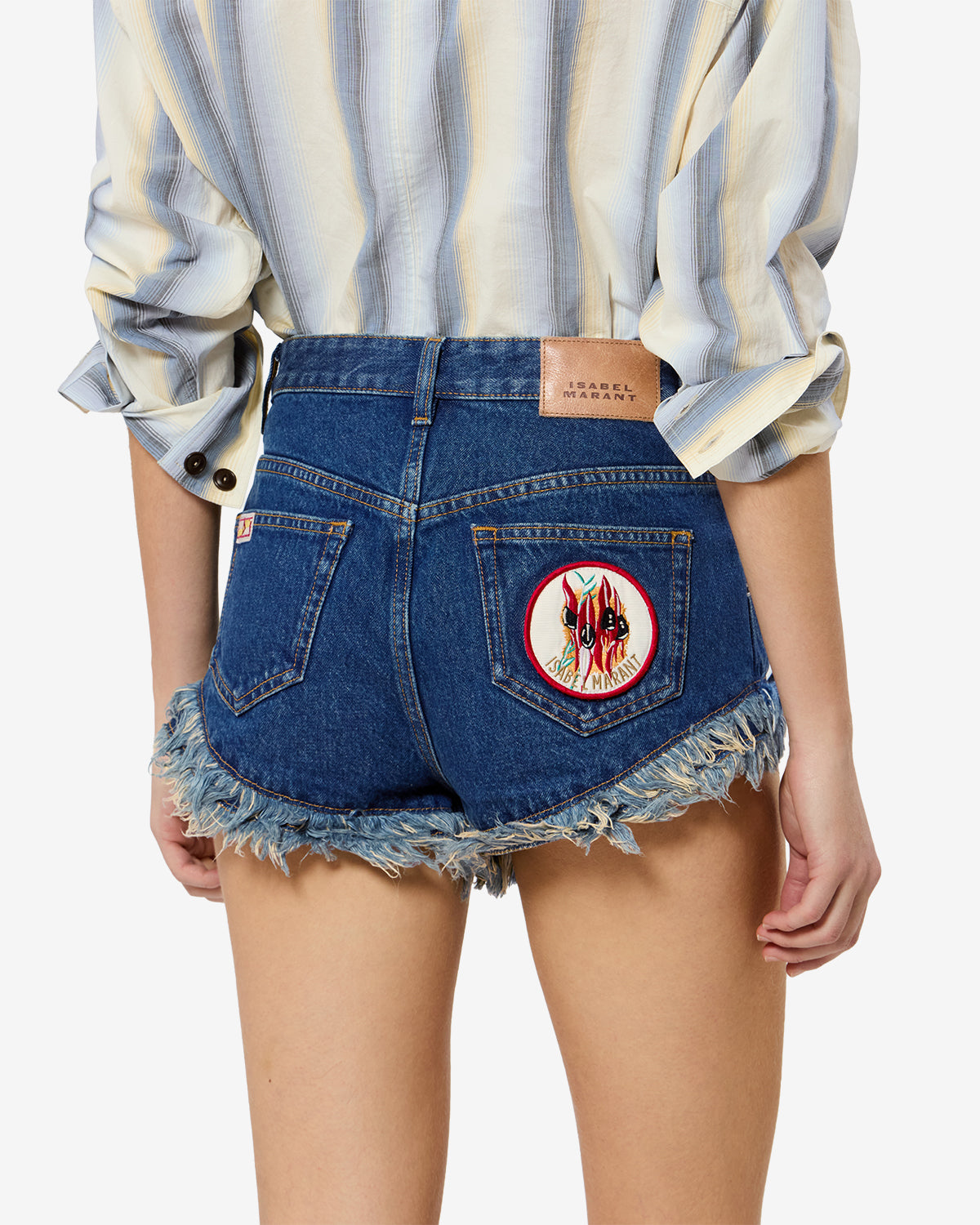 ENEIDALA DENIM SHORTS