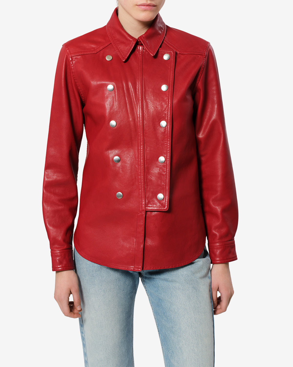 Valdy leather shirt