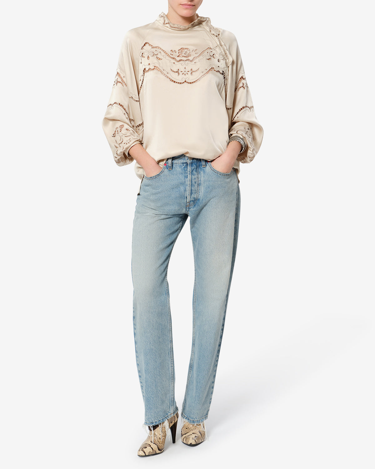 Enelia silk blouse