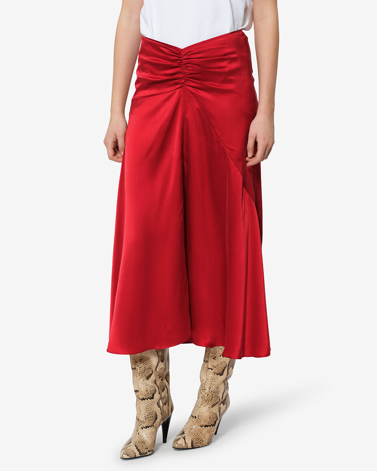 Laren silk skirt