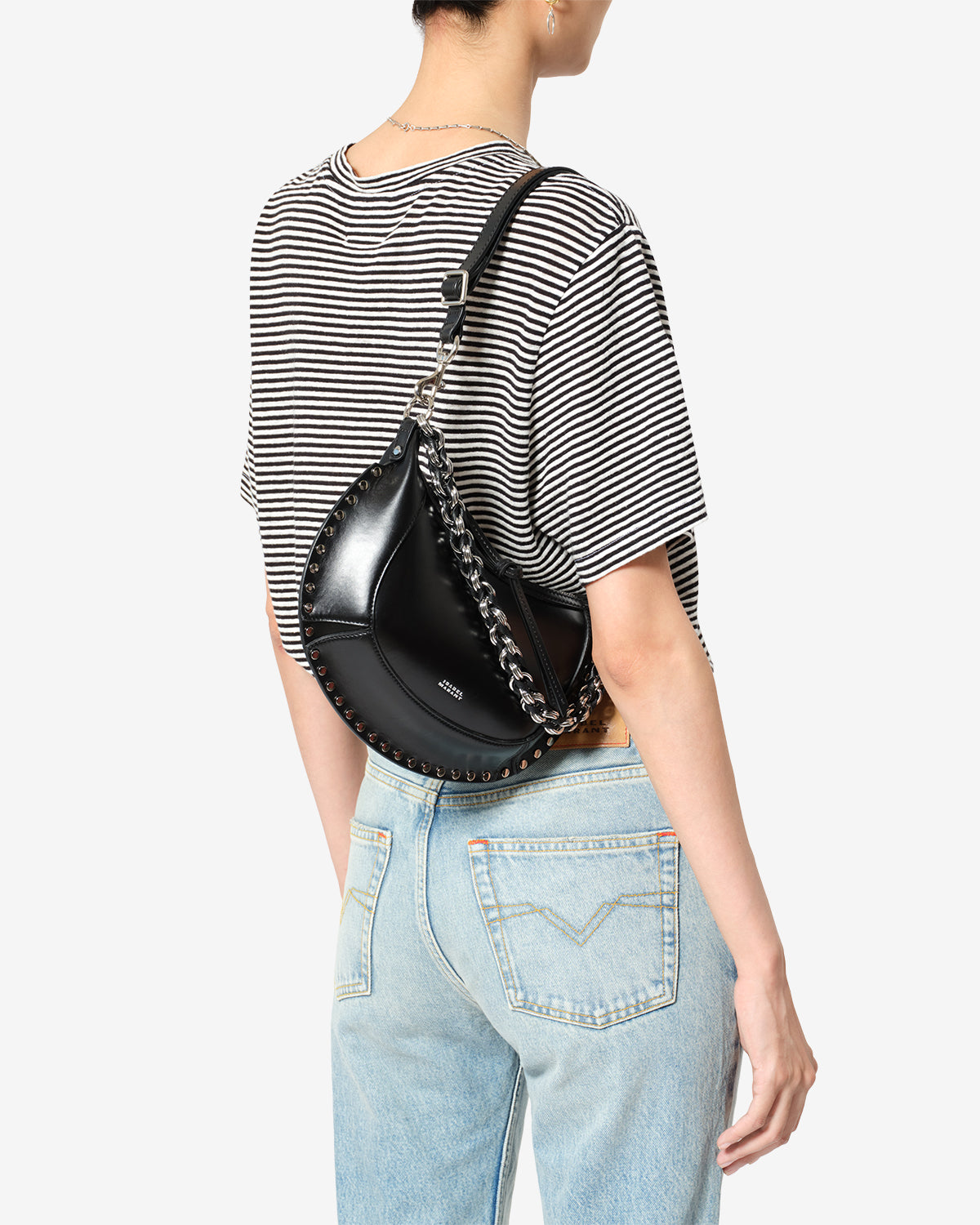Oskan Moon bag in grained leather