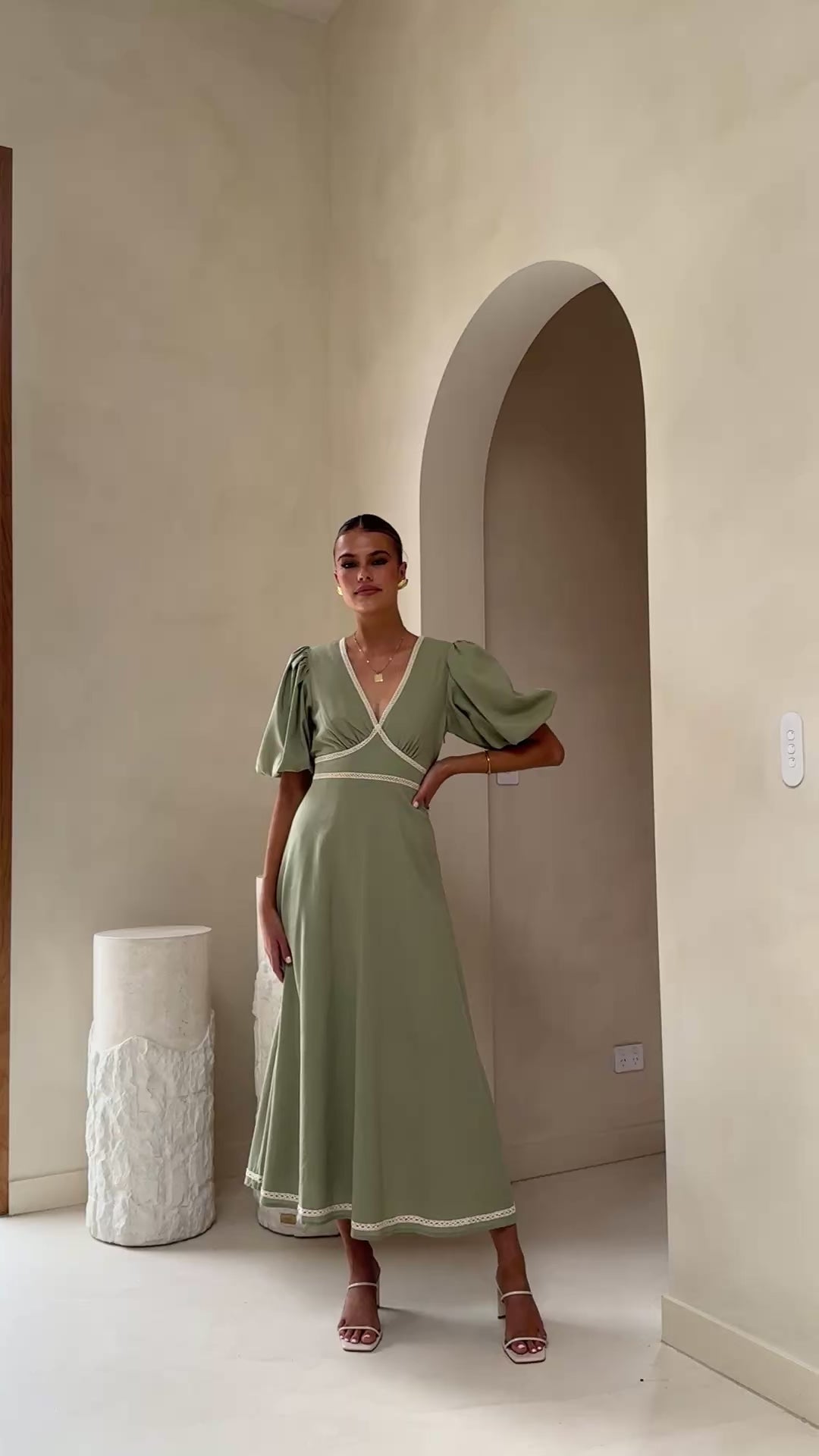 Nakisha Maxi Dress - Sage