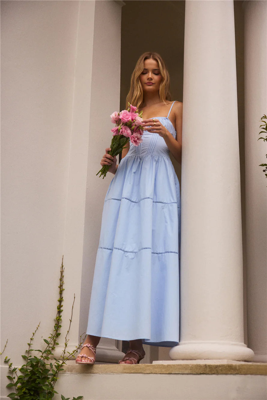 Mandy More Maxi Dress  Blue