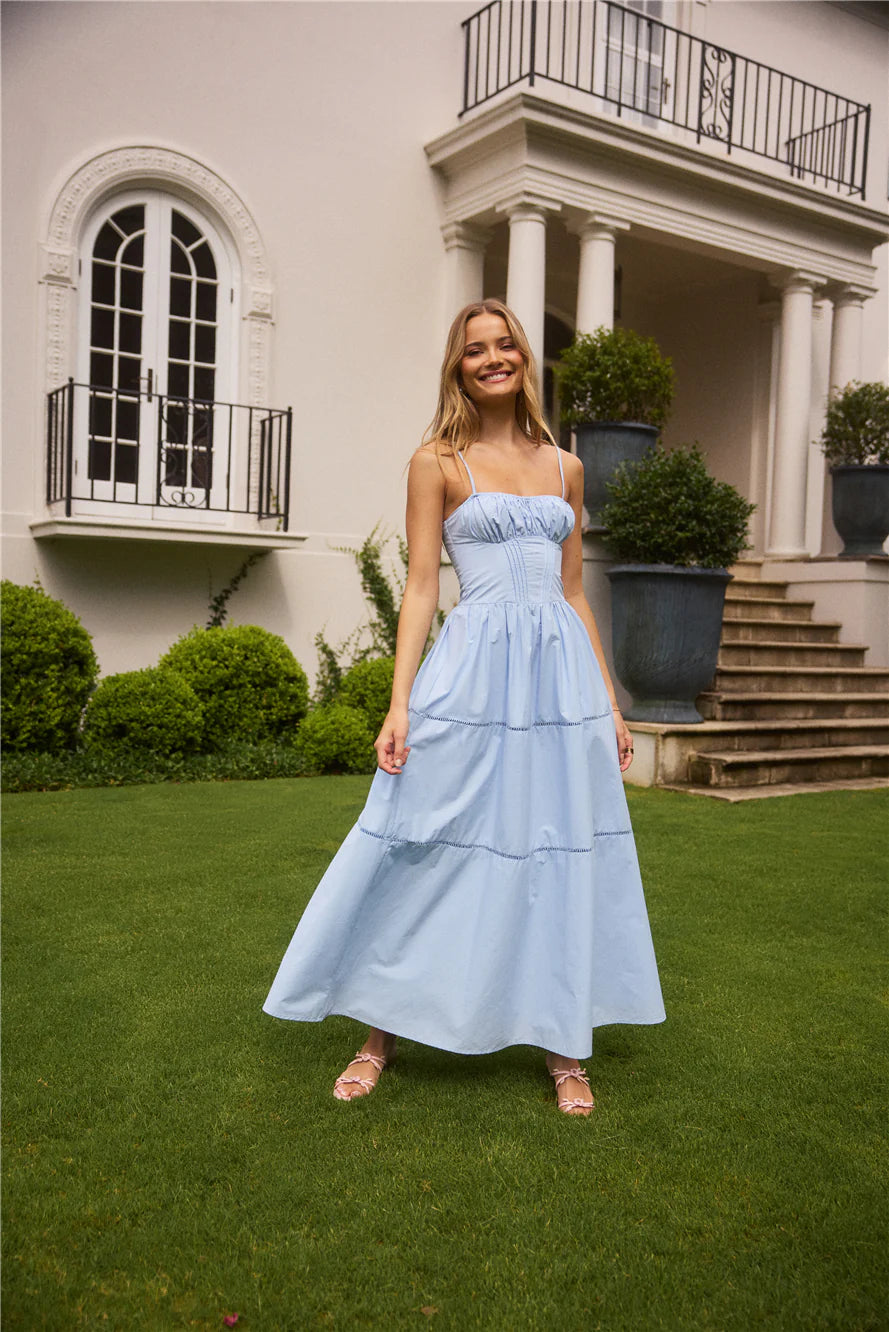 Mandy More Maxi Dress  Blue