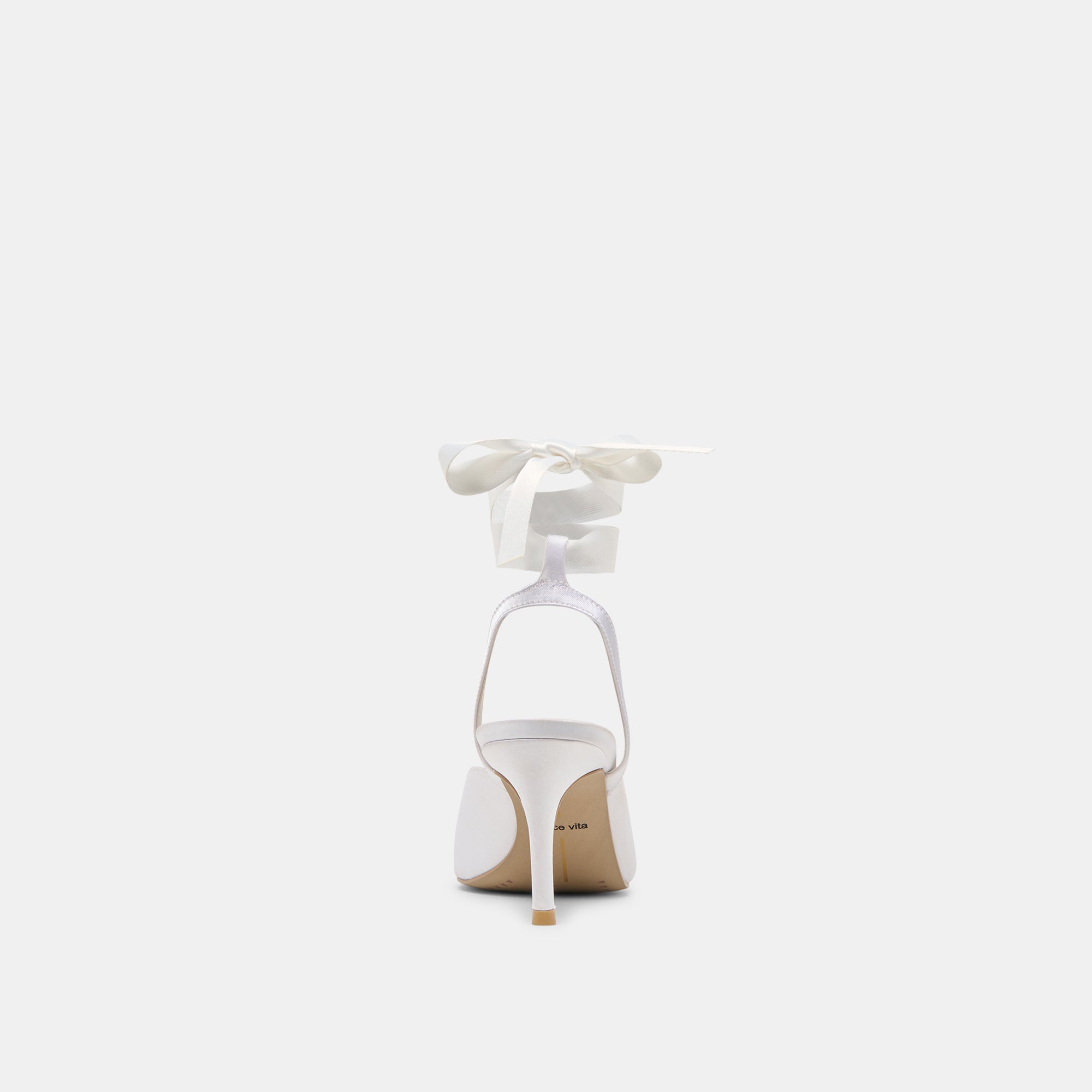 EFORA HEELS TRUE WHITE SATIN