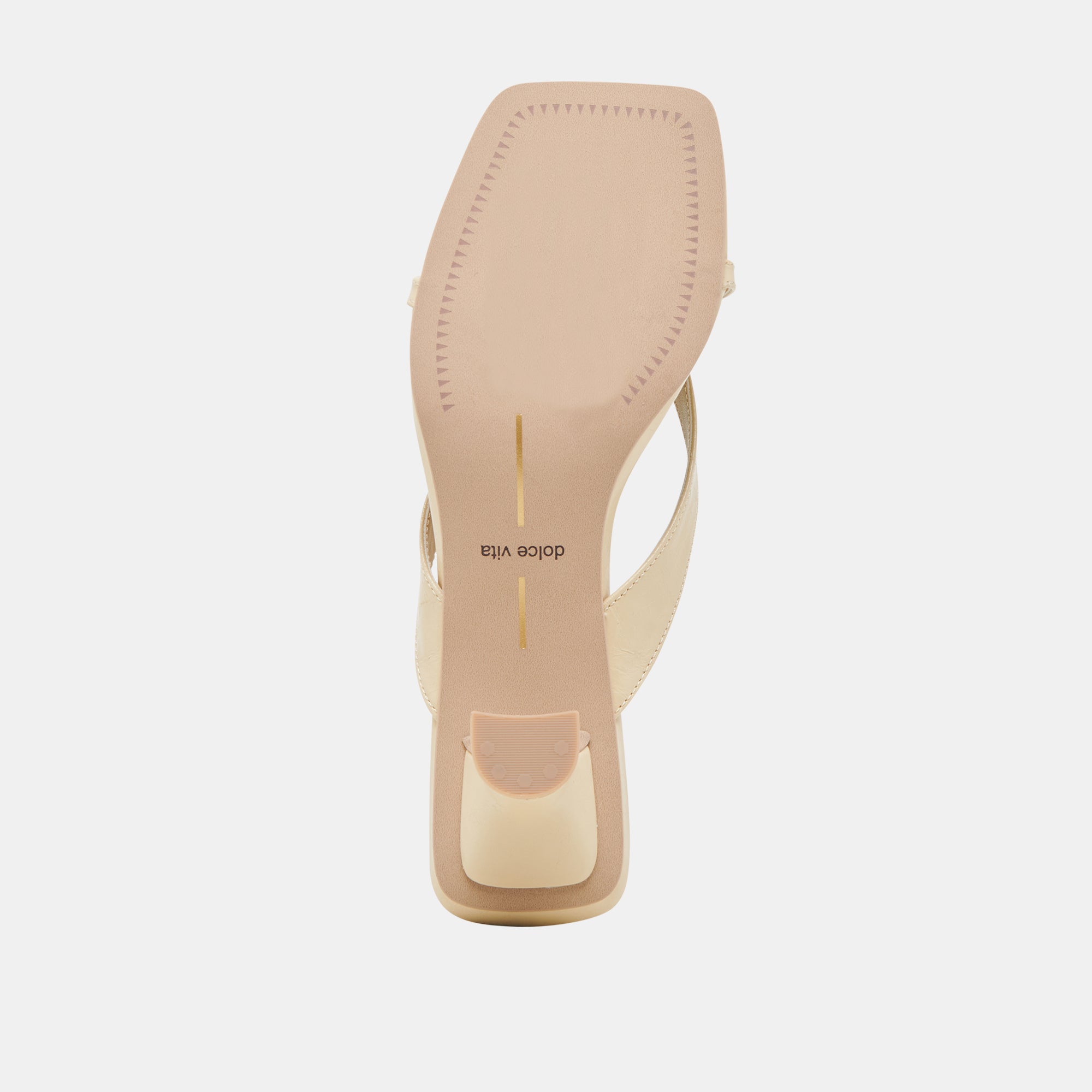 BREVEL WIDE HEELS LIGHT YELLOW LEATHER