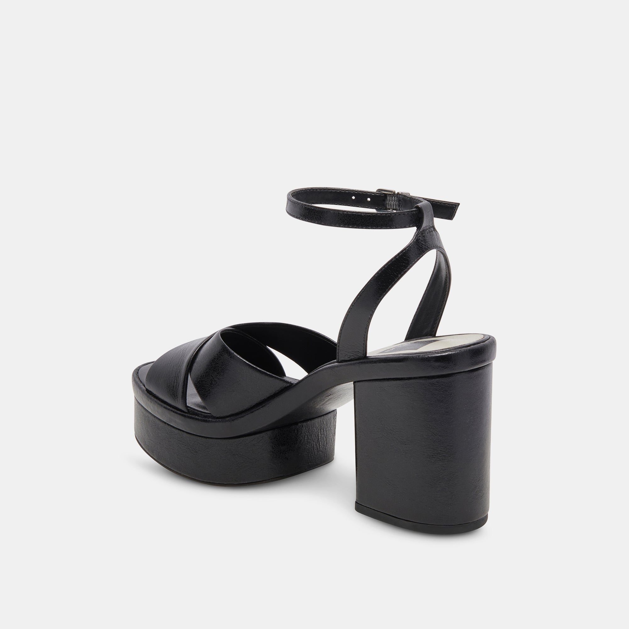 LAISHA HEELS MIDNIGHT CRINKLE PATENT - re:vita