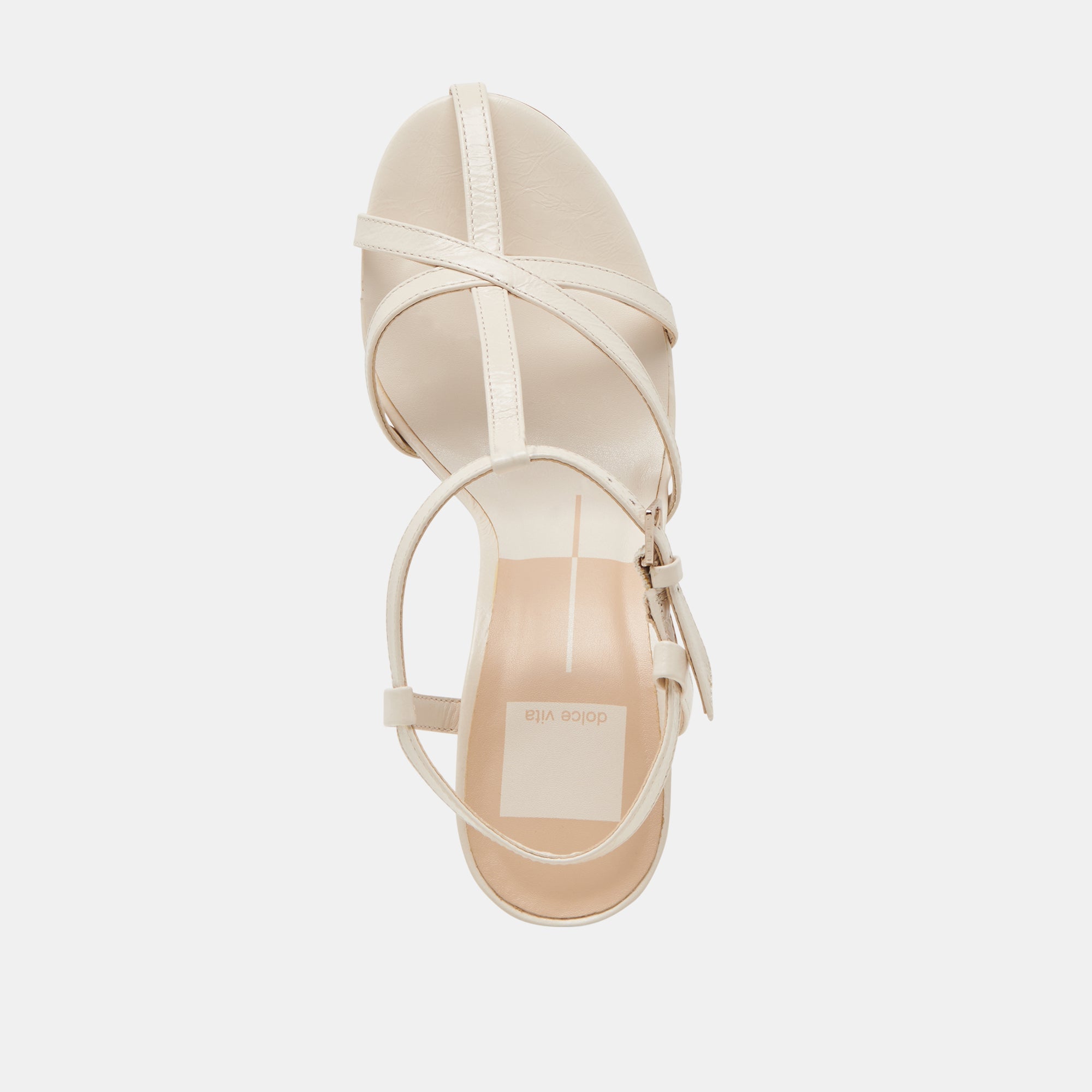 LIANE HEELS BONE CRINKLE PATENT