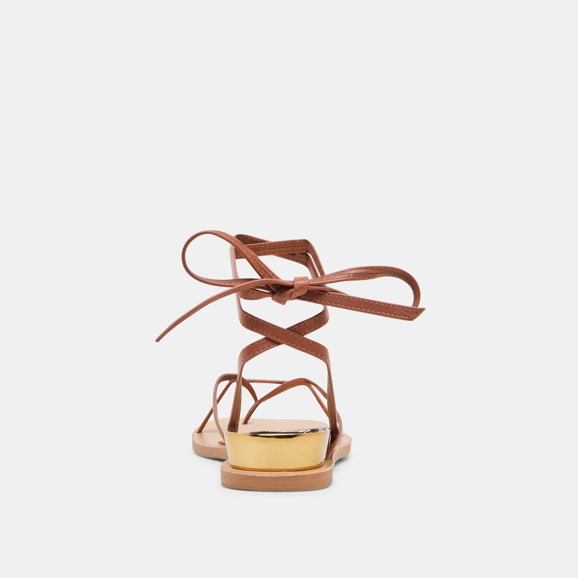 RUDIE SANDALS COGNAC LEATHER