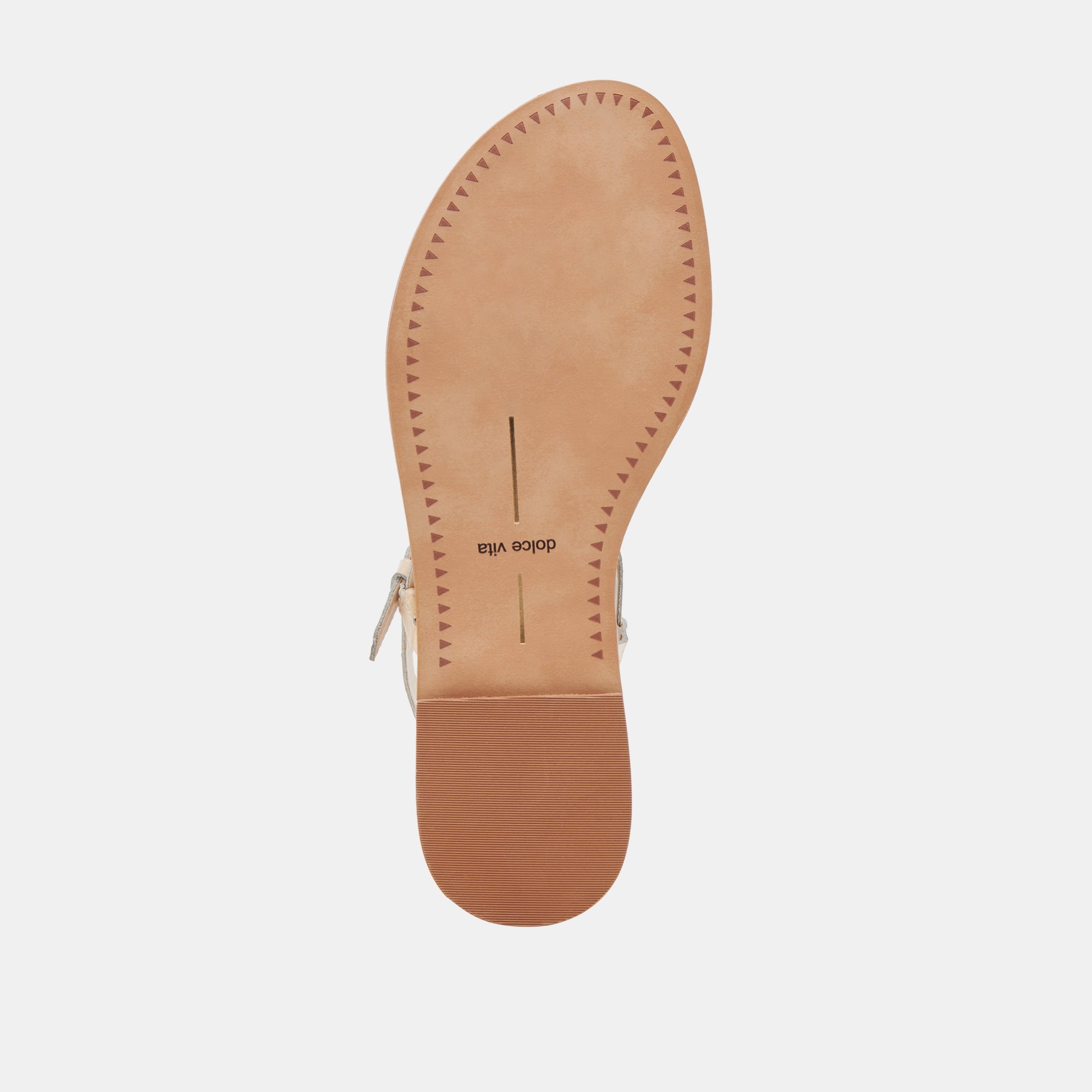 WANDRE SANDALS BONE EMBOSSED LEATHER