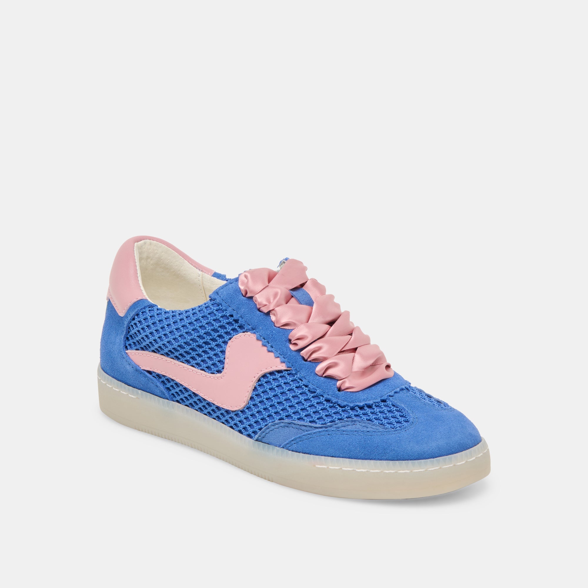 NOTICE MESH SNEAKERS ROYAL BLUE WOVEN MESH