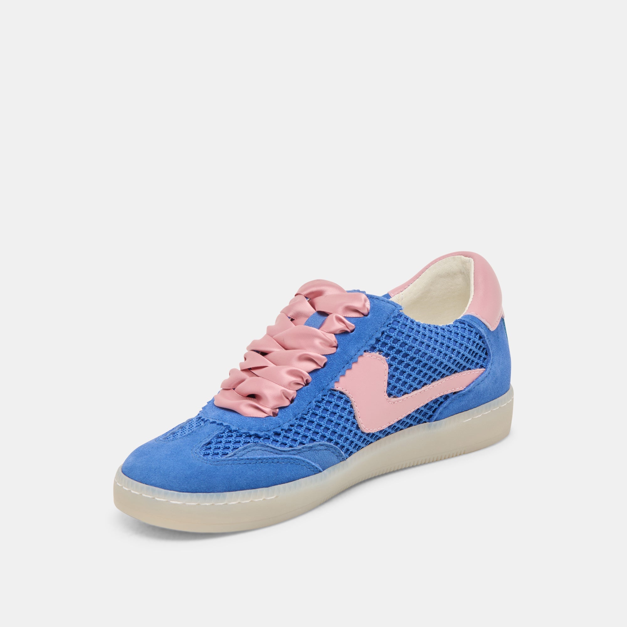 NOTICE MESH SNEAKERS ROYAL BLUE WOVEN MESH