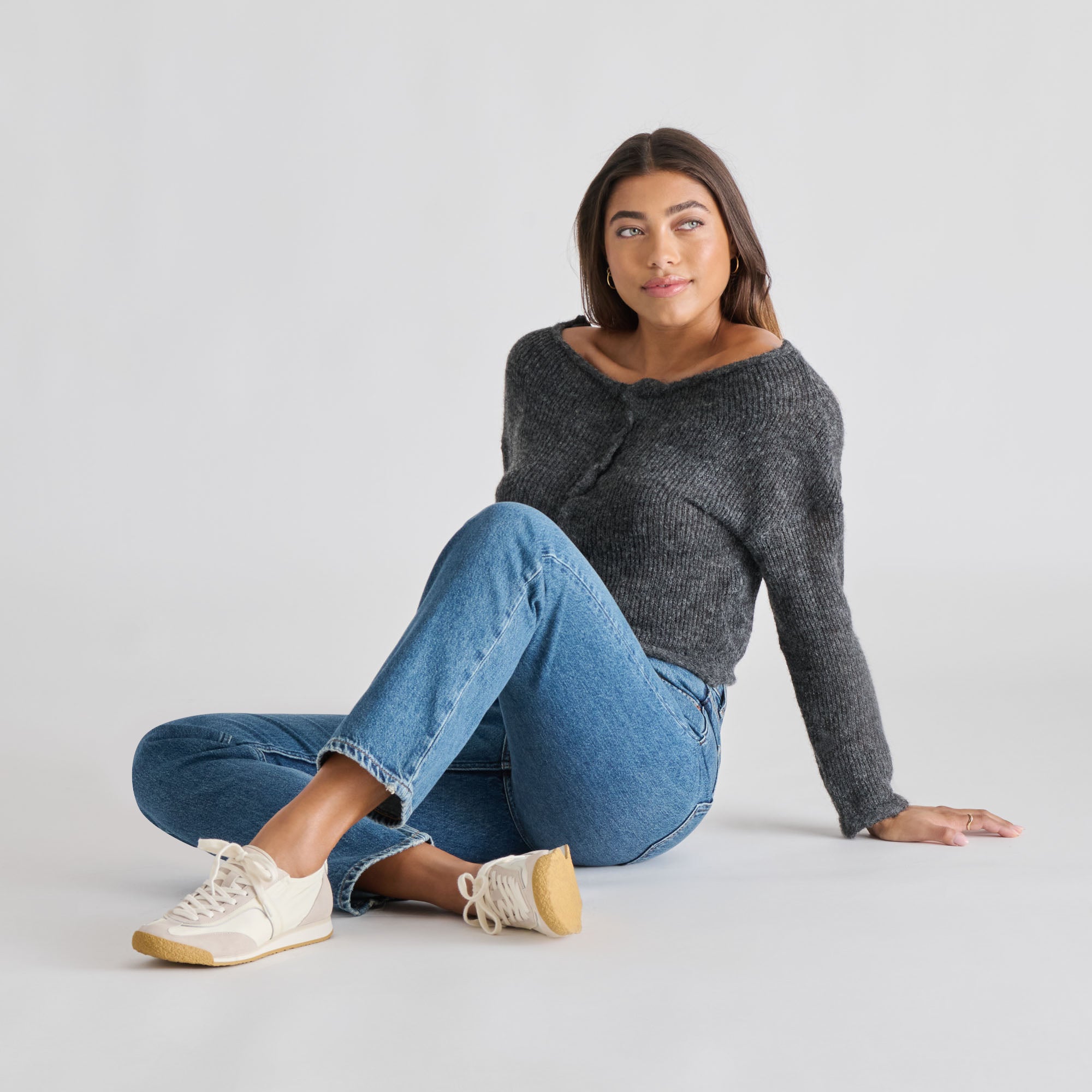 SARIYA SNEAKERS WHITE NYLON