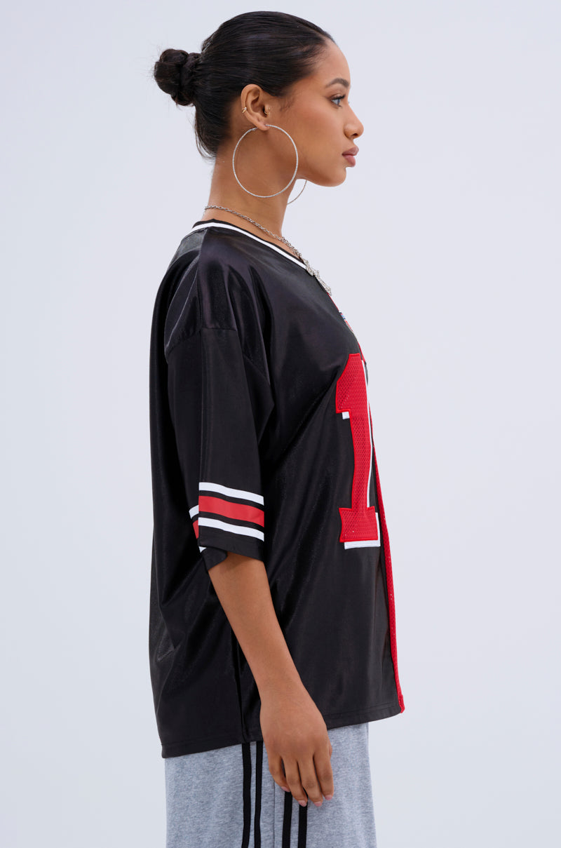 SPLIT PERSONALITY JERSEY TOP
