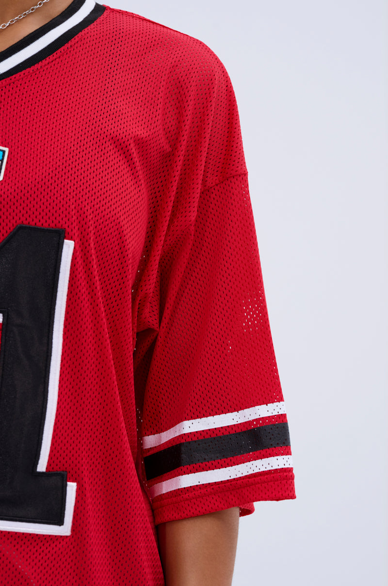 SPLIT PERSONALITY JERSEY TOP