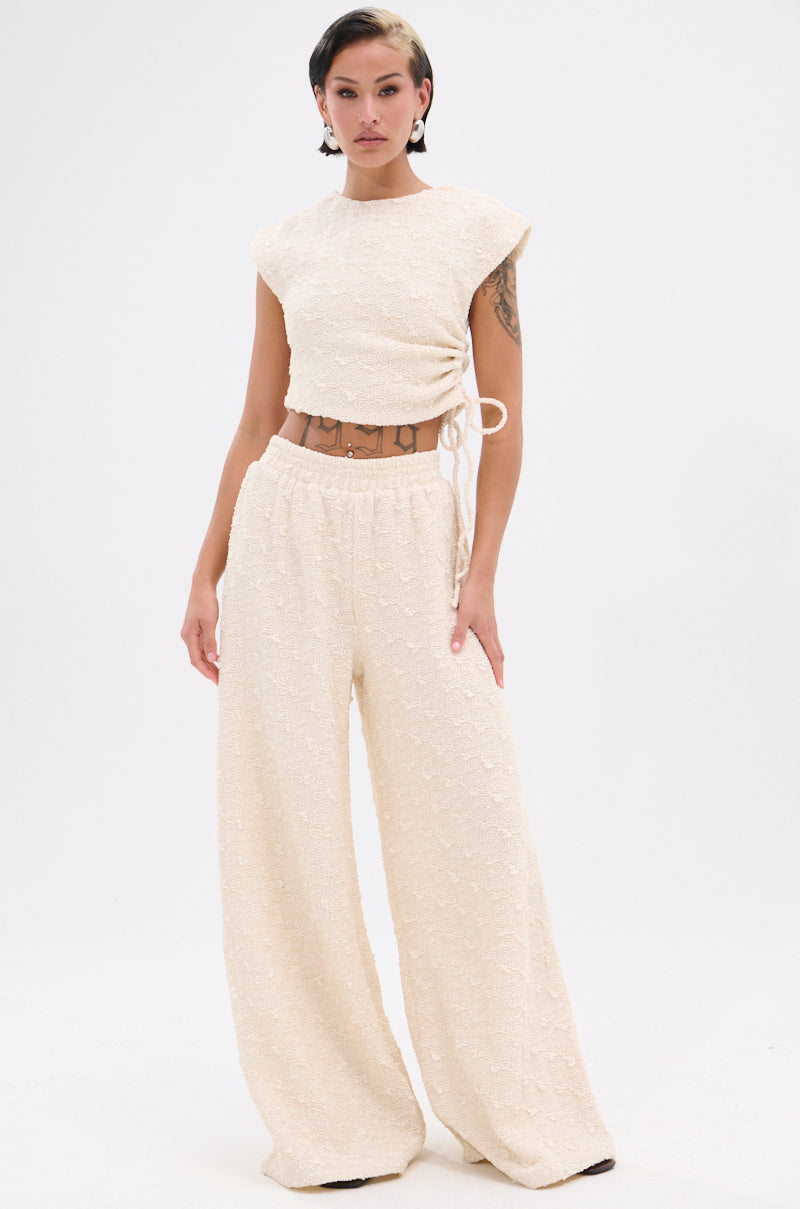 SYDNEY TEXTURED PALAZZO PANT