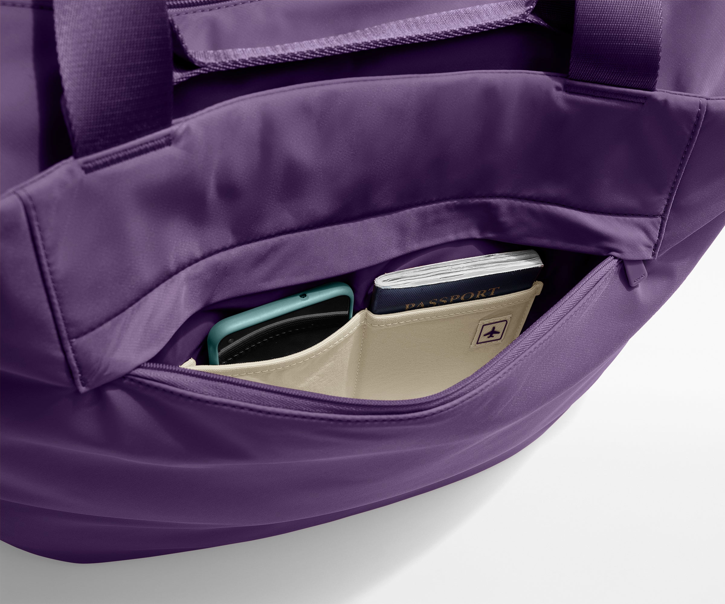 Large Featherlight Tote in Misty Purple