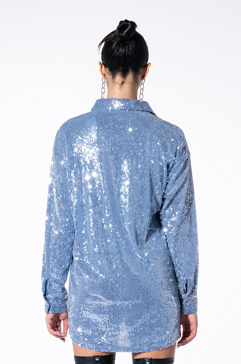 ALL THAT SEQUIN MINI DRESS