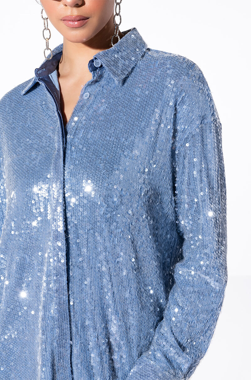 ALL THAT SEQUIN MINI DRESS