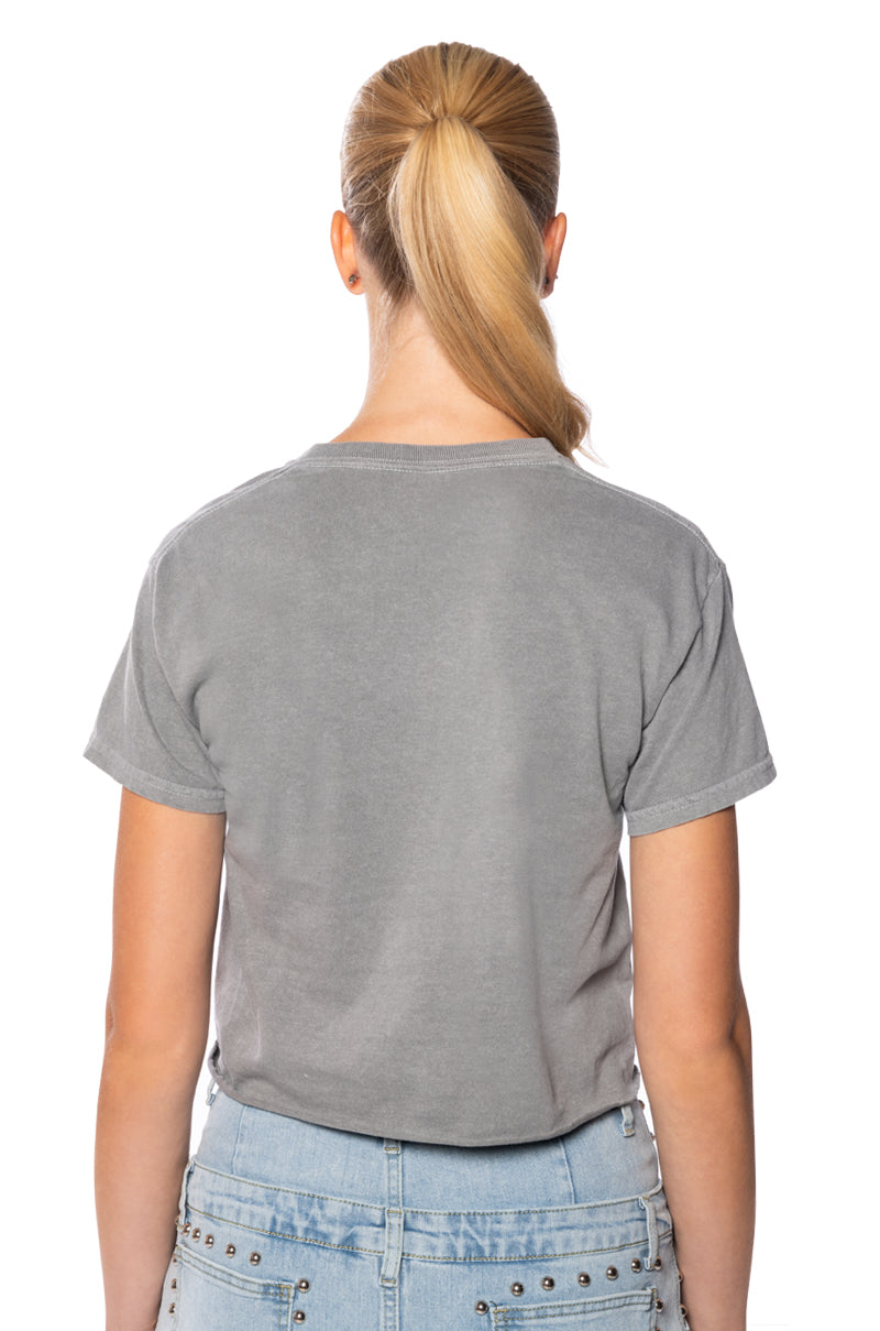 DEF LEPPARD HYSTERIA CROPPED TSHIRT