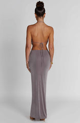 Fifi Maxi Skirt - Charcoal Skirt Babyboo Fashion Premium Exclusive Design