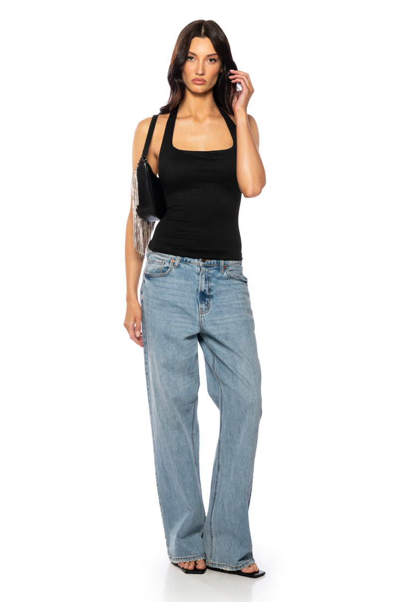 KAYA DOUBLE LAYER HALTER TOP