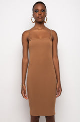 PERFECT EVERYDAY BANDAGE MIDI DRESS