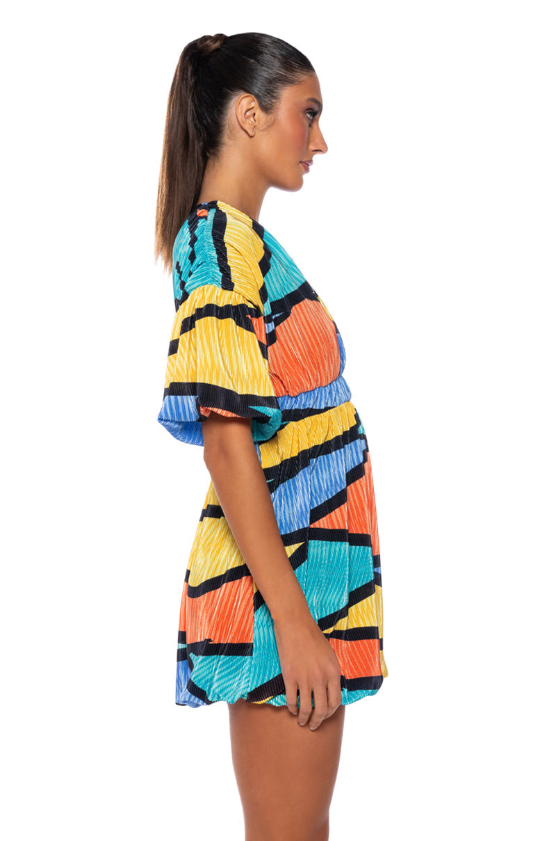 SEARCHING FOR SOMETHING TEXTURED MINI DRESS