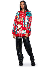 SKI CLUB HOLIDAY SWEATER