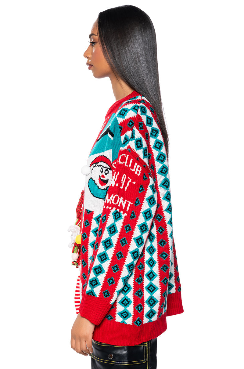 SKI CLUB HOLIDAY SWEATER